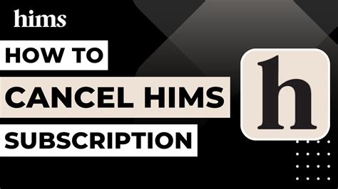 Cancel Subscription On Hims