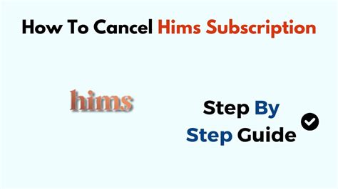 How Do İ Cancel My Hims Subscription