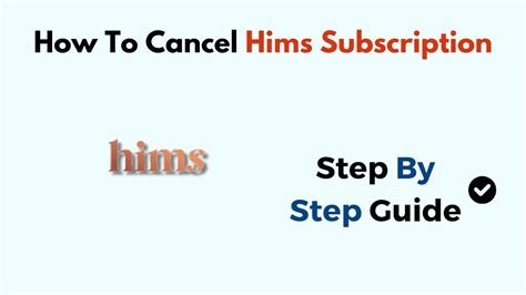How Do İ Cancel My Subscription On Hims